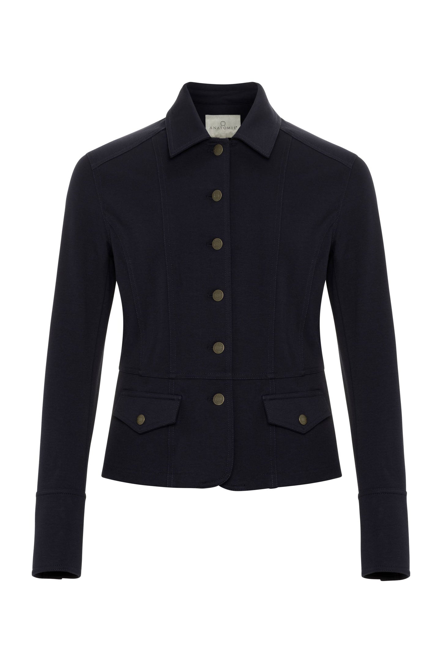 Caprice Ponte Cropped Tailored Jacket