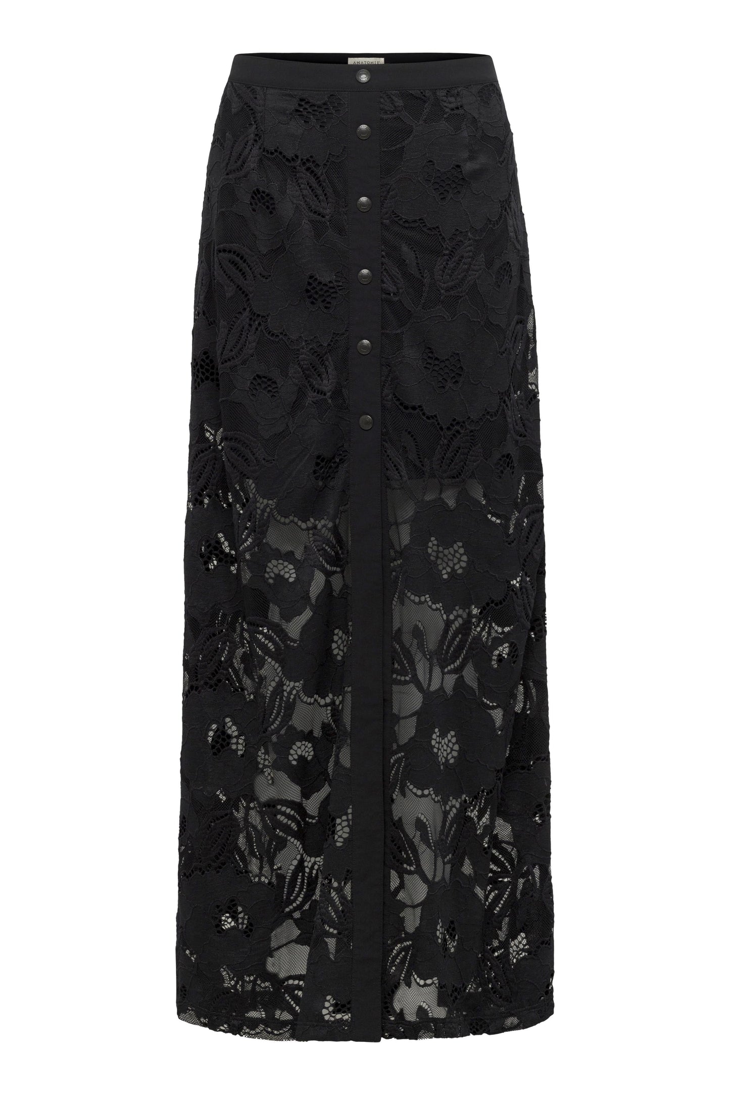 Ariel Ultralight & Lace Button Down Maxi Skirt