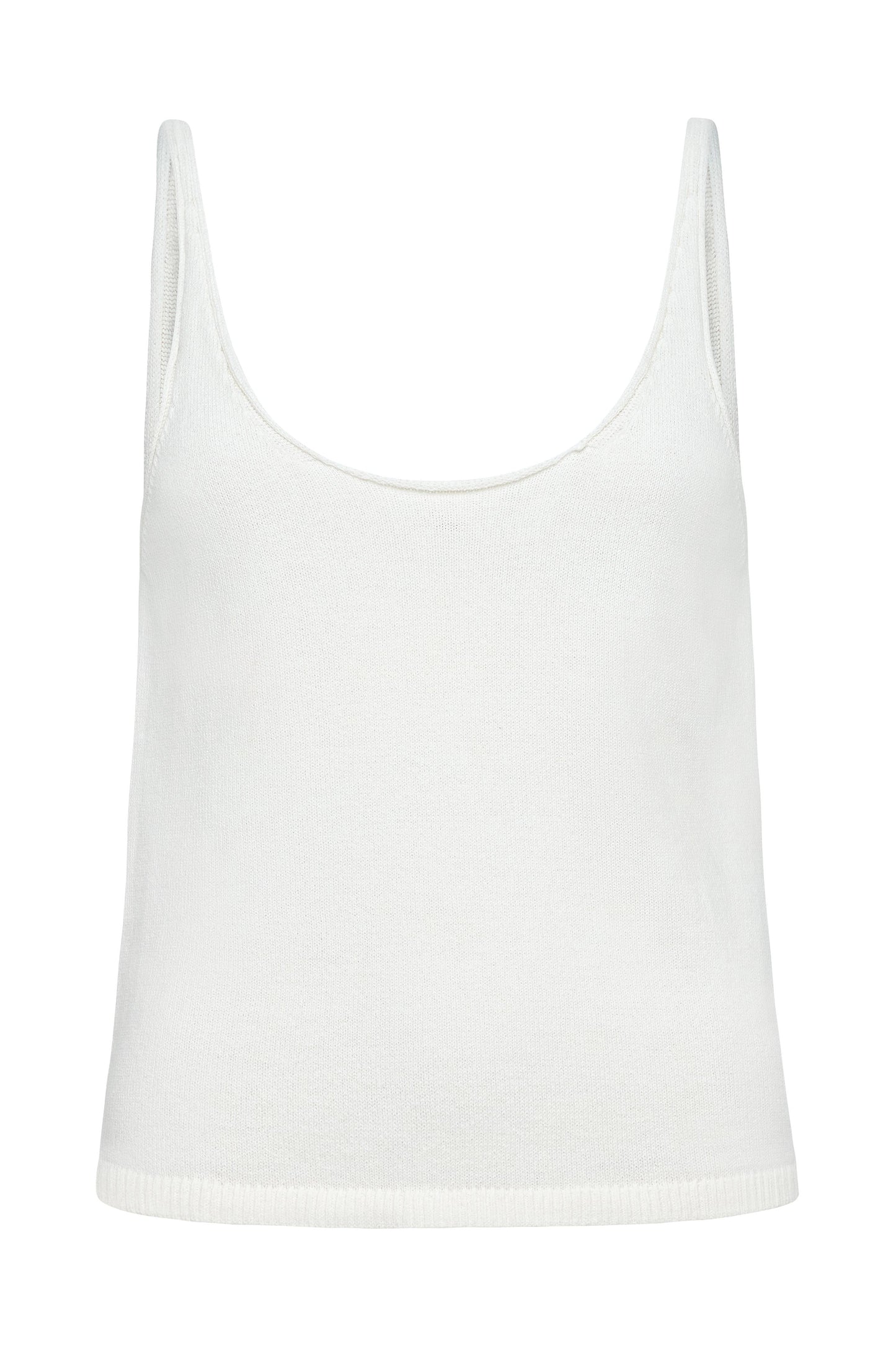 Carolyn Sweater Knit Scoop Neck Tank Top