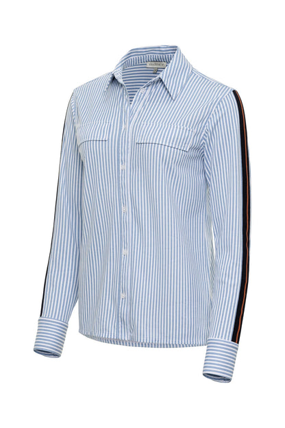 Dream Striped Button Down Top