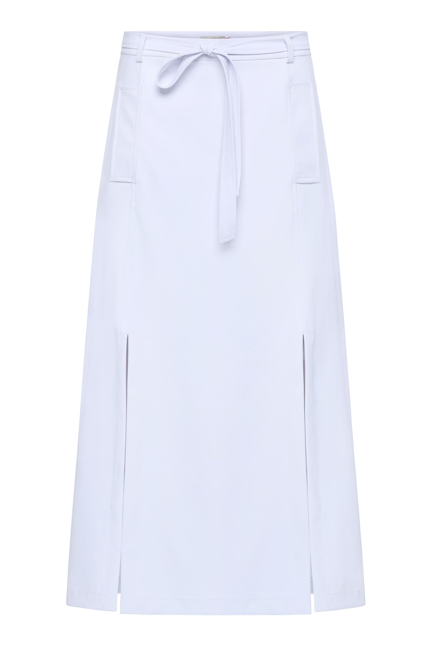 Galina Performance Twill Belted Skirt