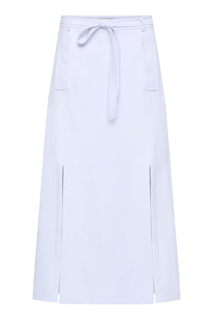 Galina Performance Twill Belted Skirt