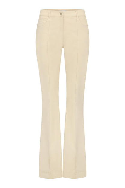 Katya Performance Cotton Pintuck Flare Pant