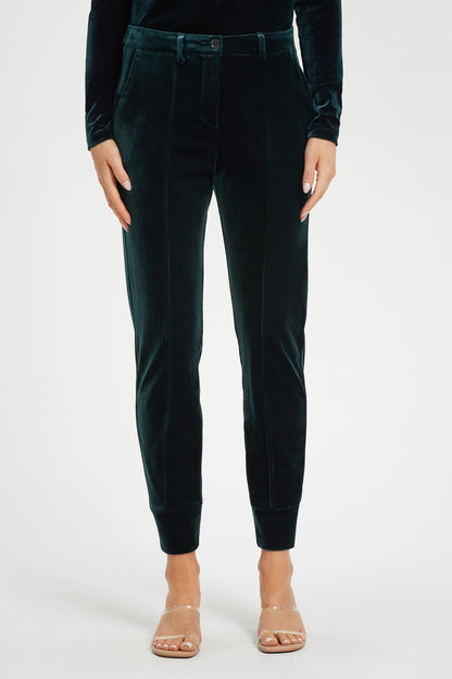 Kori Stretch Velvet Jogger