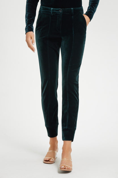 Kori Stretch Velvet Jogger