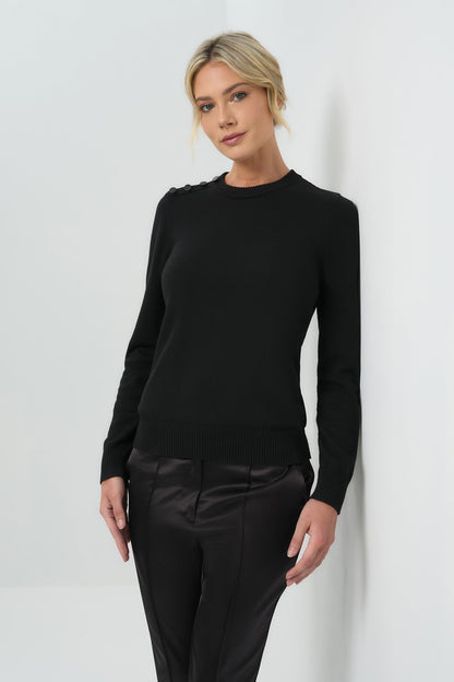 Seneca Cashmere Blend Sweater with Scarf