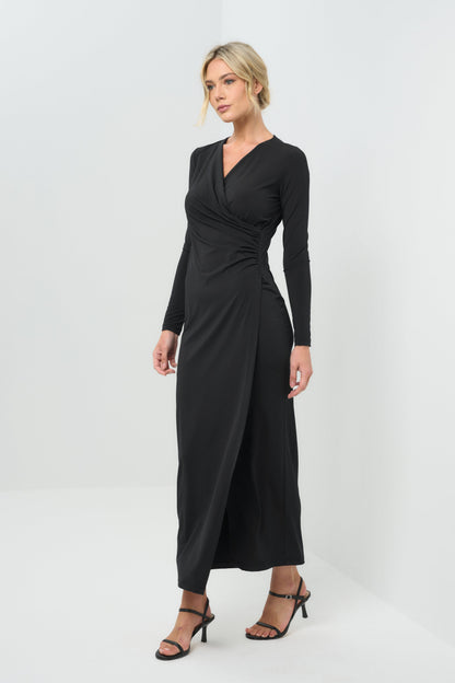 Janie Wrap Maxi Dress