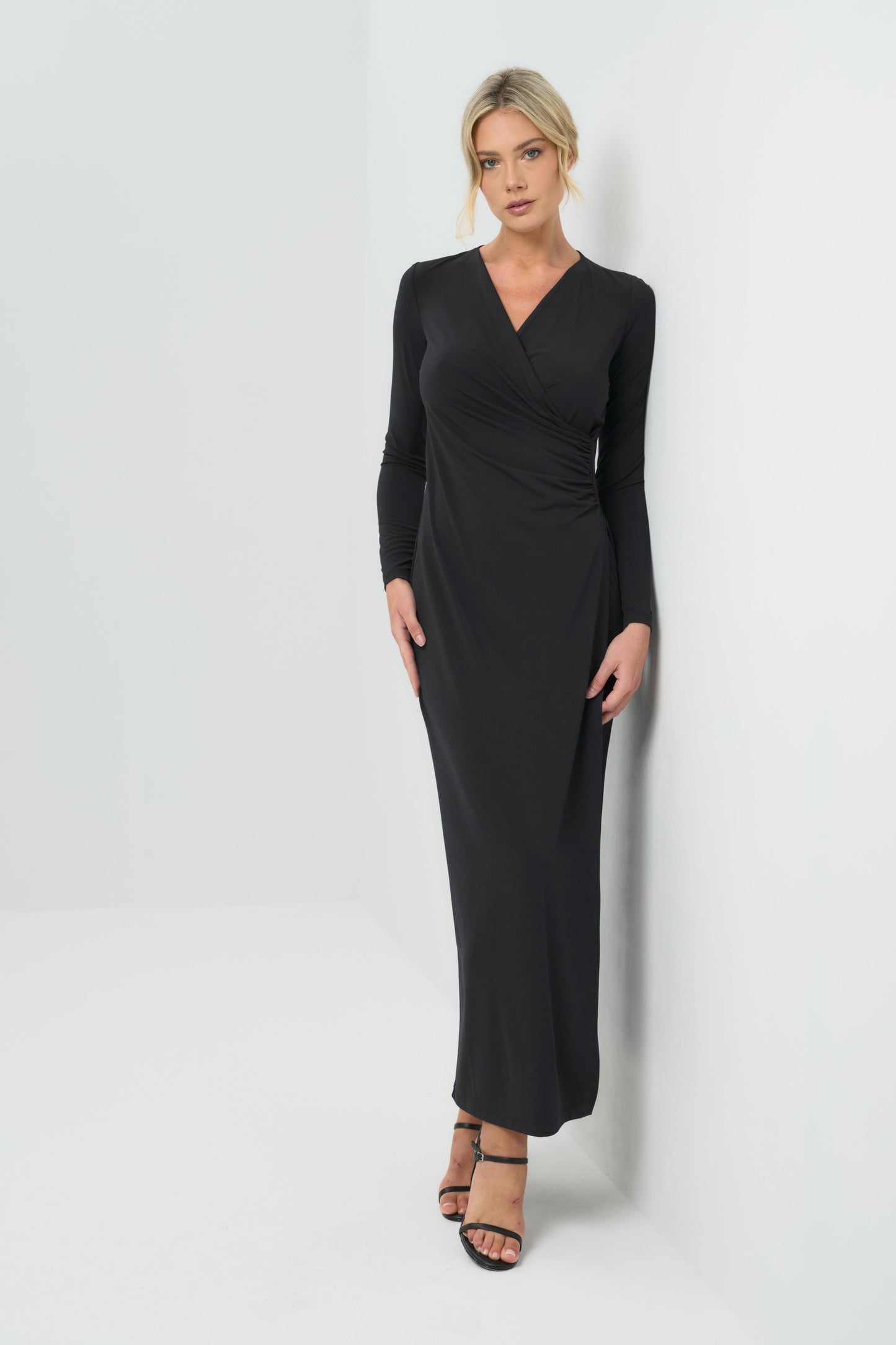 Janie Wrap Maxi Dress