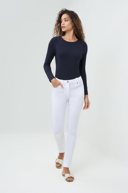 Tony Pima Cotton Long-Sleeve Top