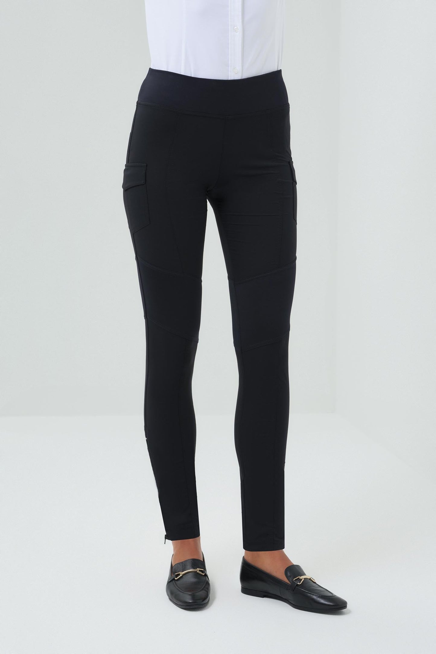 The Andrea Contrast-Panel Legging