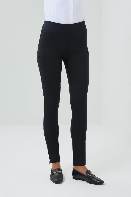 The Andrea Contrast-Panel Legging