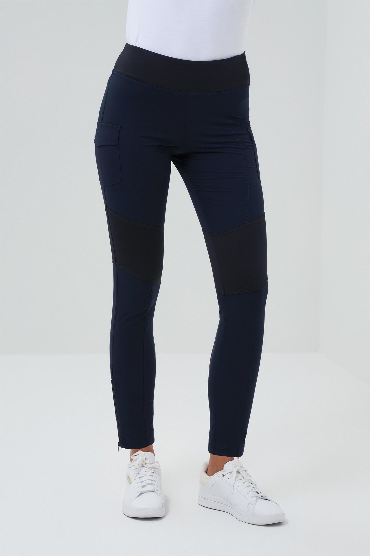 The Andrea Contrast-Panel Legging