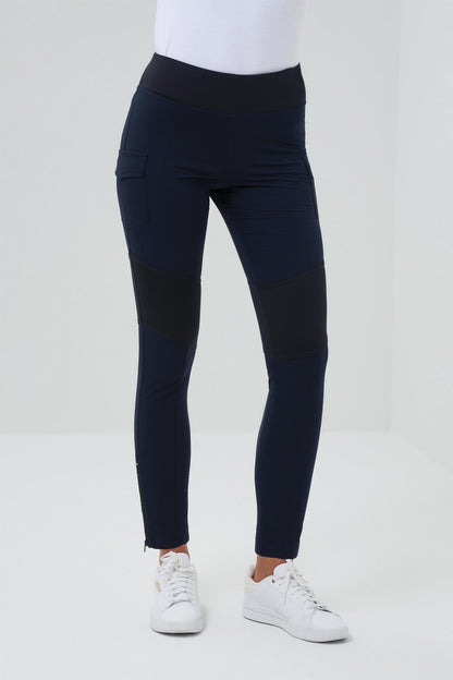 The Andrea Contrast-Panel Legging