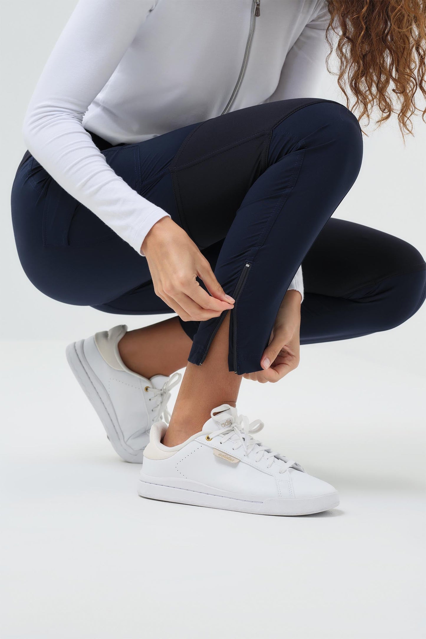 The Andrea Contrast-Panel Legging