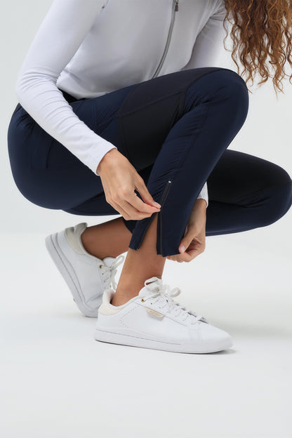The Andrea Contrast-Panel Legging