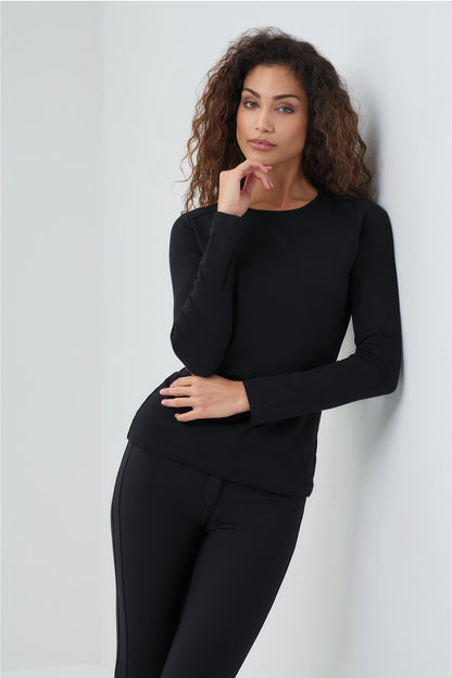Tony Pima Cotton Long-Sleeve Top
