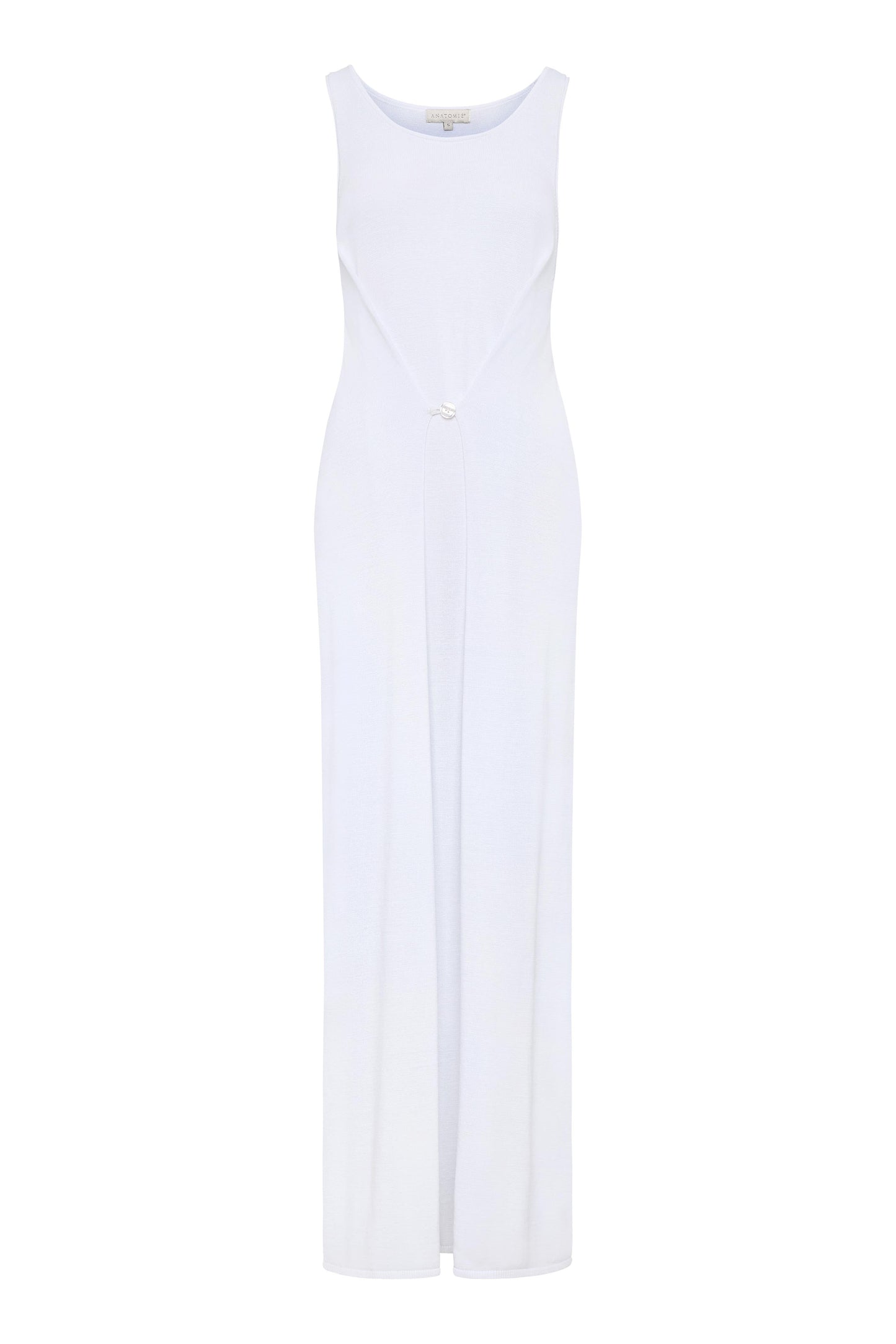 Milo Knit Maxi Dress with Button Front