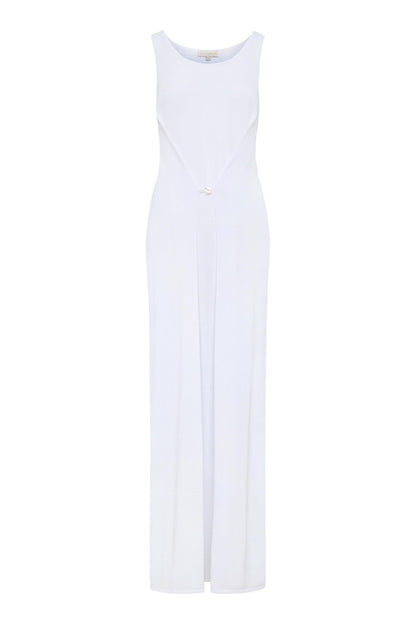 Milo Knit Maxi Dress with Button Front