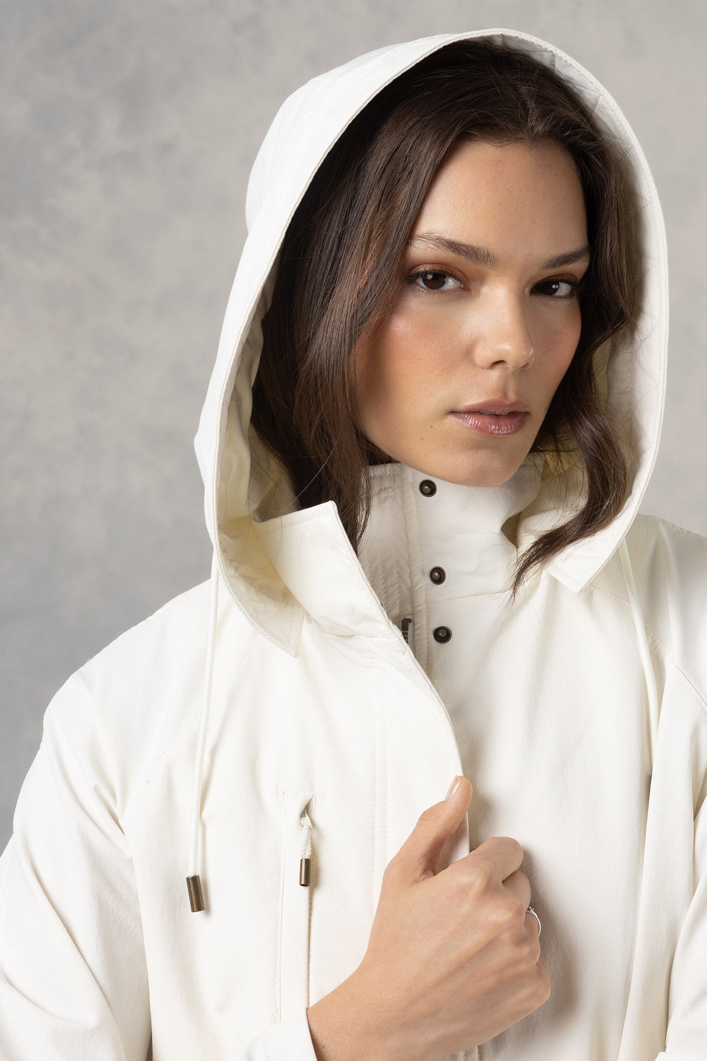 Tierra Water Resistant Stretch Nylon Utility Jacket