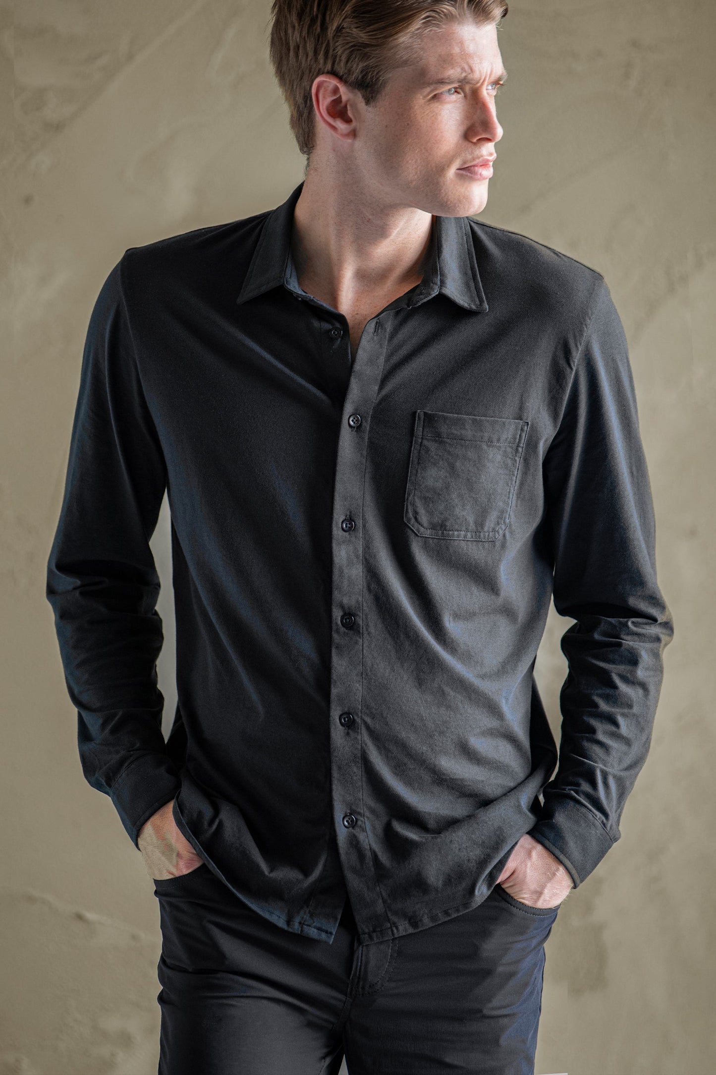 Dylan Button-Up Long-Sleeve Shirt