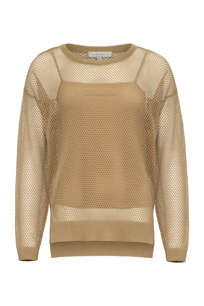 Emma Open Knit Pullover Top