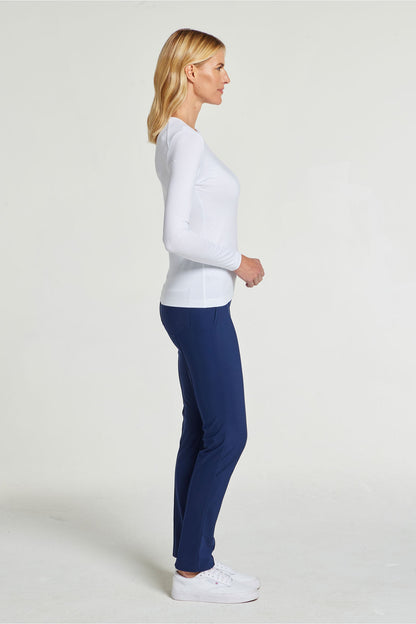 Tony Pima Cotton Long-Sleeve Top