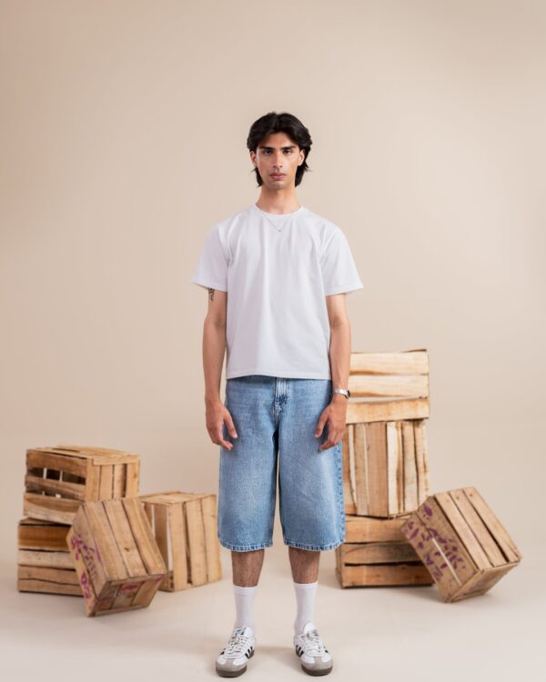 Light Blue Jorts | Fashionable Frequent Flyer