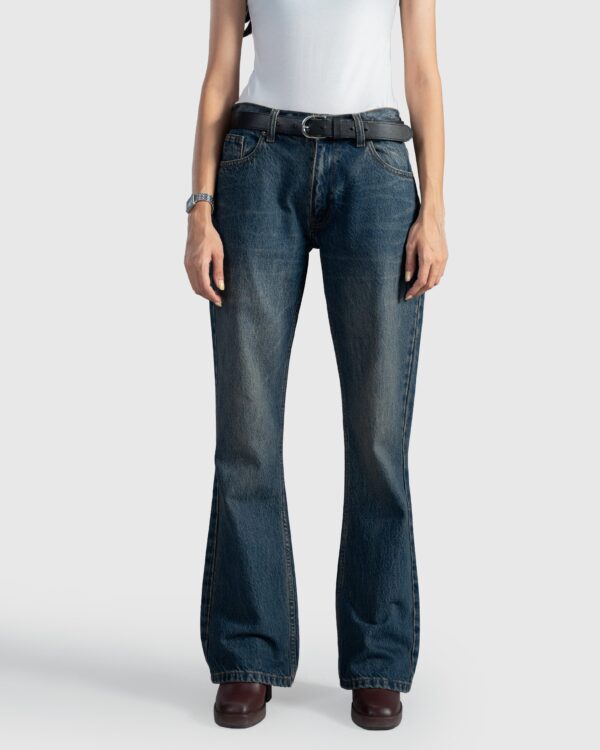 Rustic Blue Flare (Low Rise) | Fashionable Frequent Flyer