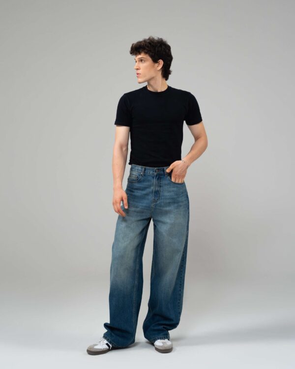 Medium Blue Wide Leg | Fashionable Frequent Flyer