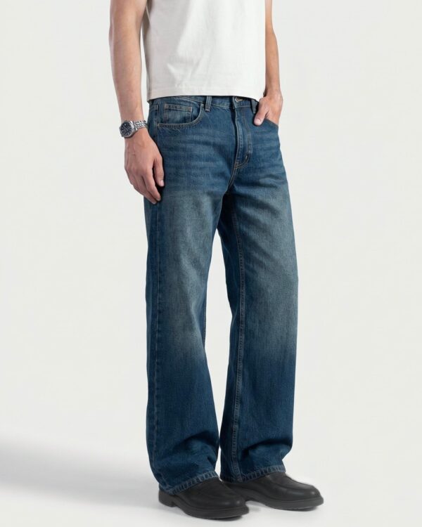 Dark Blue Straight Leg | Fashionable Frequent Flyer