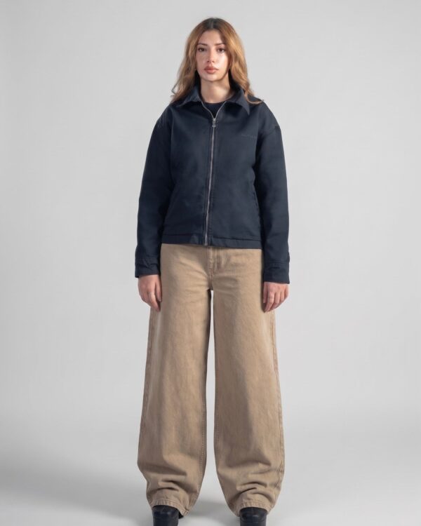 Beige Wide Leg (Low Rise) | Fashionable Frequent Flyer