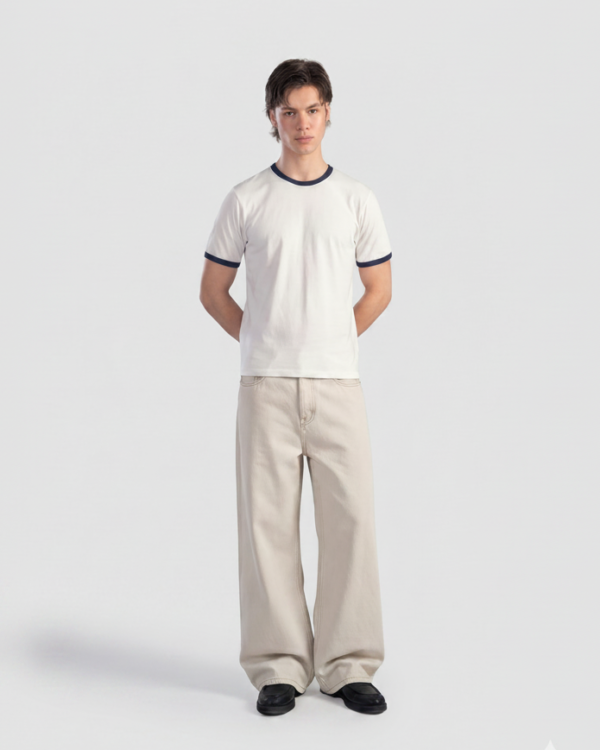 Ecru Wide Leg | Fashionable Frequent Flyer